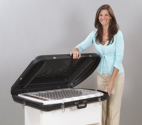 Prize Wheels R Fun Mini Prize Drop Travel Case Black