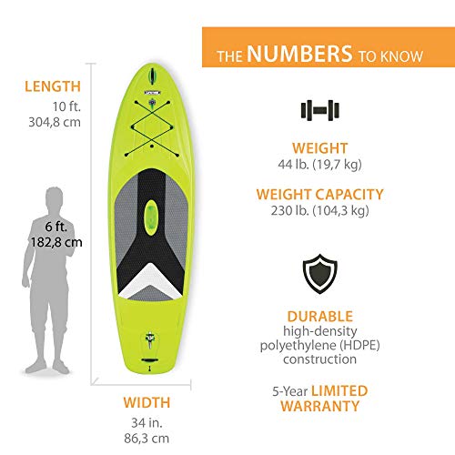 Lifetime 90891 Horizon 100 Stand-Up Paddleboard Lime Green