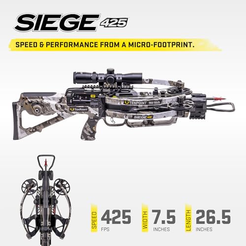 TenPoint Siege 425 Crossbow Vektra with RangeMaster 100 Scope and ACUslide System