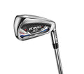 Cobra Golf 2020 Speedzone One Length Iron Combo Set Men's Right Hand Reg Flex Chrome-Black-Blue
