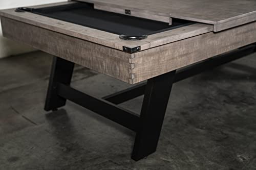 Empire USA Nixon Billiards Hunter Slate Pool Table Antique Metal Leg 8 ft