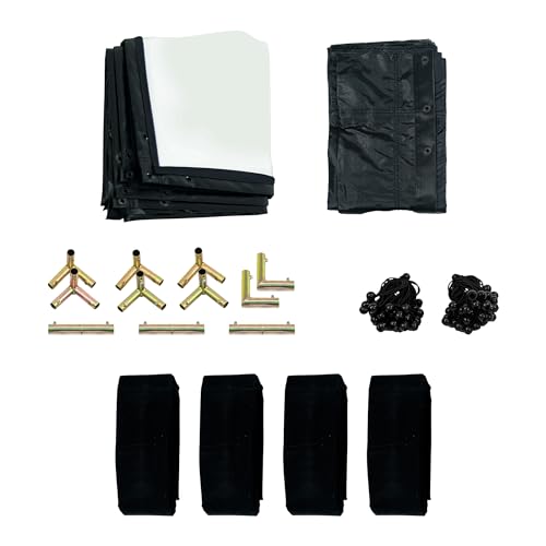 The Indoor Golf Shop DIY Golf Simulator Enclosure Black