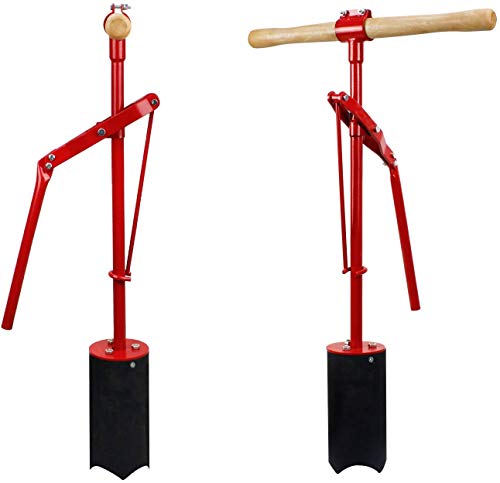 Crestgolf Lever Action Hole Cutters for Golf Greens Red