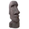 Design Toscano Easter Island Ahu Akivi Moai Monolith Garden Statue 72 in Grey Stone Finish