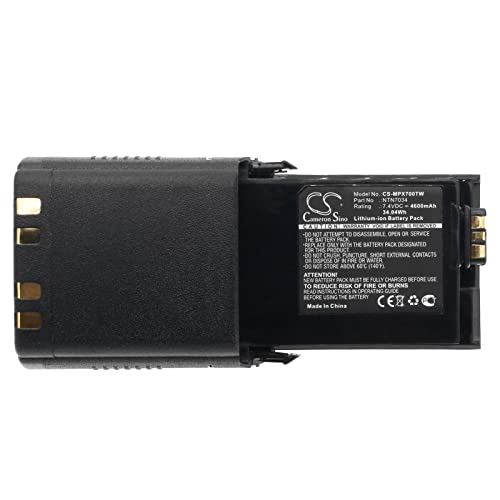 CS BATTERY (10 Pack) Replacement Battery for Motorola APX Series 4600mAh