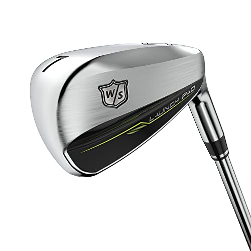 WILSON Launch Pad 2 Men's Steel Golf Irons - Right Hand, Regular, 5-PW, GW Silver