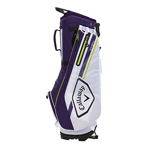 Callaway Golf 2021 Chev Stand Bag White/Purple/Yellow