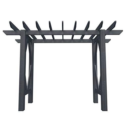 Vita Summerwood Craftsman Cedar Arbor Charcoal 91"x40"x85