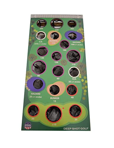 Deep Shot Basketball & Golf Bean Bag Toss Set Green