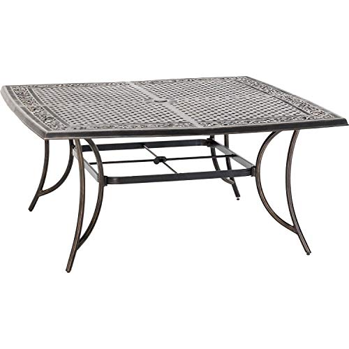 Hanover Fontana 9-Piece Outdoor Dining Set Tan
