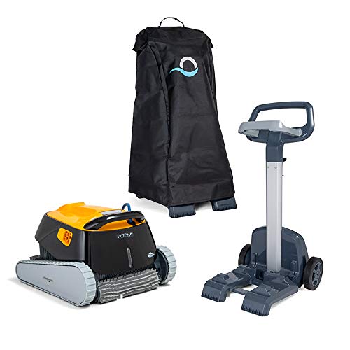 Dolphin Robotic Pool Vacuum Cleaner with Caddy Cover