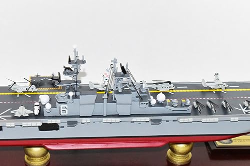 Squadron Nostalgia LLC LHA-6 USS America Amphibious Assault Ship 24-Inch Mahogany Model
