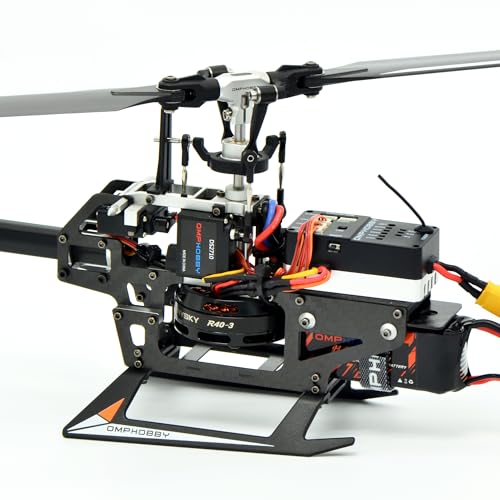OMPHOBBY M2 Explore RC Helicopter Dual-Brushless Motor 6CH 3D Flight BNF Yellow