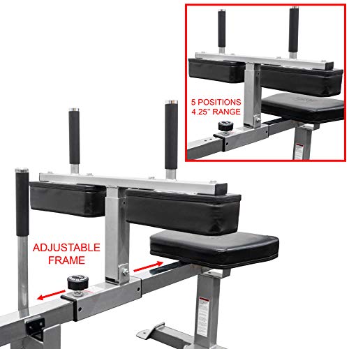 Valor Fitness CC-5 Seated Calf Machine Black Chrome