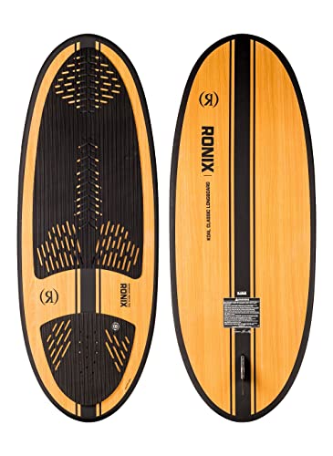 Ronix Koal Classic WakeSurf Longboard - Matte Black/Redwood