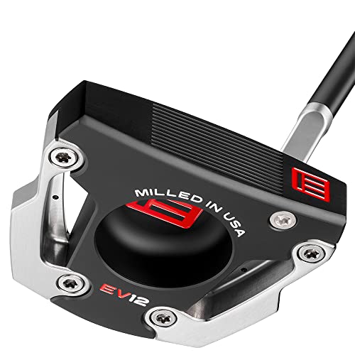 Evnroll 2023 EV12 High MOI Mallet Putter RH Black TourTac White