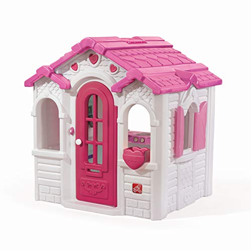 Step2 Sweetheart Playhouse with Kitchenette Pink/White