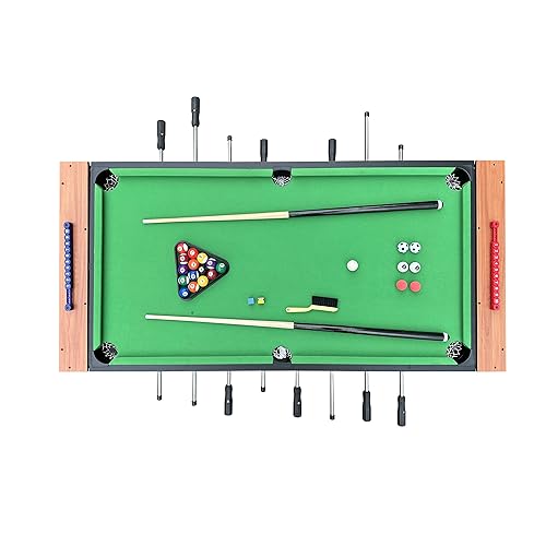 KICK Dyad 55" 2-in-1 Multi Game Table Brown