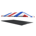 TentandTable 20-Foot x 40-Foot Tent Top Red/White/Blue Premium Vinyl