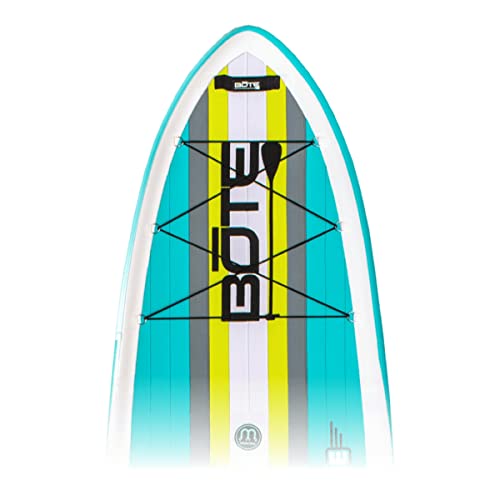 BOTE 10' FT 8" Breeze Aero Inflatable Stand Up Paddle Board Full Trax Citron