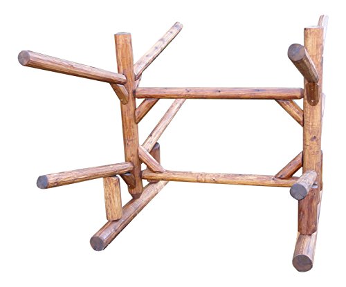 Log Kayak Rack 4 Place Canyon Brown Finish