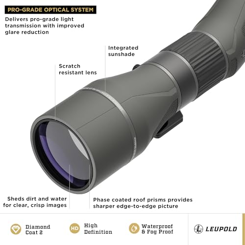 Leupold SX-5 Santiam HD 27-55x80mm Spotting Scope Angled Eyepiece