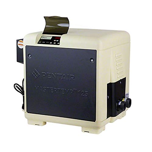 Pentair MasterTemp 125,000 BTU Compact Natural Gas Pool Heater Almond