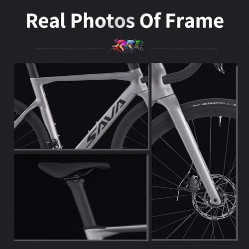 SAVADECK Carbon Road Bike T800 700C 105 R7000 22 Speed Grey