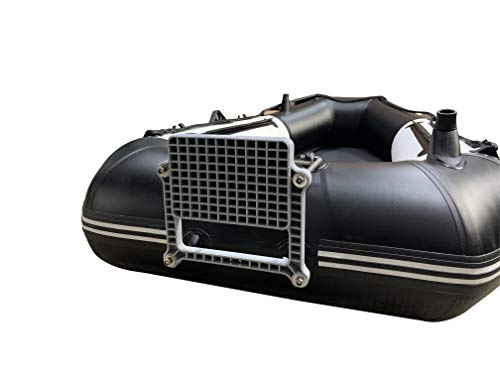 Boatify 9.8ft Inflatable Fishing Boat Dinghy with Motor Bracket Grey and Blue