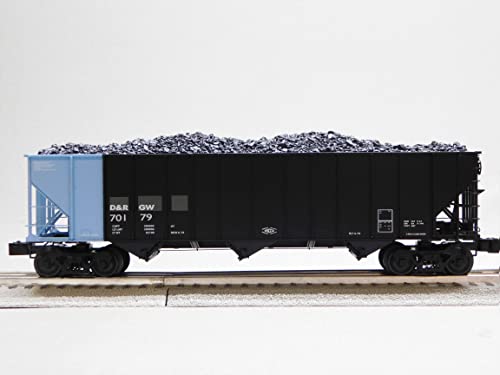 Lionel Denver & Rio Grande 100 TON Hopper 2 Pack O Gauge Black/Blue