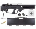 Wearable4U Hatsan BullMaster Semi-Auto PCP .25 Cal Air Rifle Bundle with 100x Targets & 150x Pellets