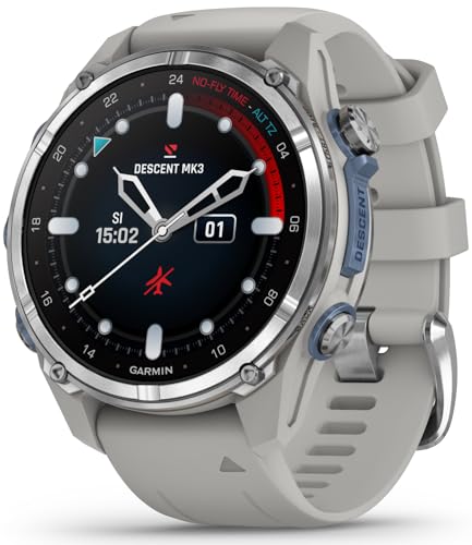 Wearable4U Garmin Descent Mk3 & Mk3i Titanium Dive Computer Mk3 Stainless Steel