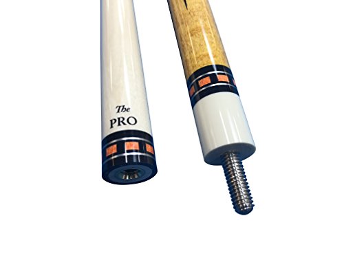 Meucci Handcrafted Billiards Pool Cue Stick PRO Shaft Orange
