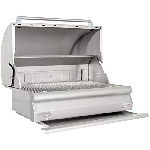 Blaze Grills 33" Built-In Charcoal Grill Silver