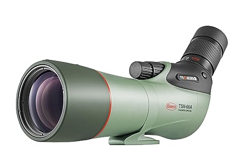 Kowa TSN-66A PROMINAR Pure Fluorite Angled Spotting Scope with TE-11WZ II 25-60x Eyepiece Green