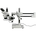 AmScope Professional Trinocular Stereo Zoom Microscope WH10x Eyepieces 7X-45X Magnification