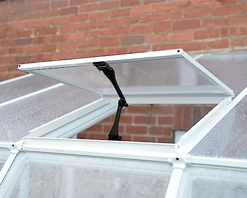 Palram Canopia Rion Sun Room Lean-to Greenhouse DIY Kit 8 Ft. x 20 Ft. White