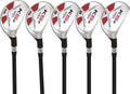 Majek Men's Golf Hybrid Partial Set Black