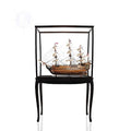 Old Modern Handicrafts HMS Victory Large Model Ship with Display Case Multi Color