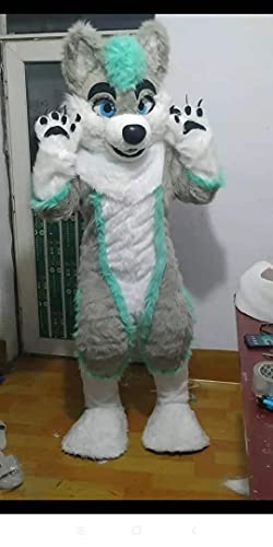 FurryMascot Husky Dog Fursuit Fullsuit White