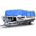 Budge American Flagship Ripstop Pontoon Cover Blue 20' to 24' Long