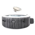 Intex PureSpa Plus Greywood Inflatable Hot Tub with LED Lights Multicolor