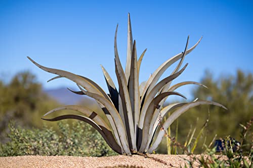 Desert Steel Octopus Agave Large Metal Yard Art 53”W x 35”H All Weather