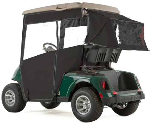 Golf Cart King Pro-Touring Enclosure for EZGO RXV with Bag Cover Black