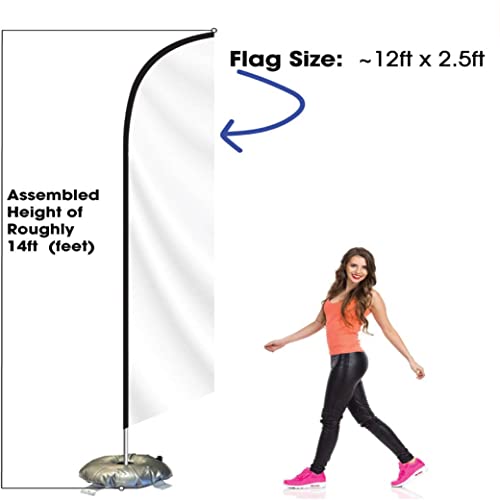 Generic Global Advertising Solutions Feather Flag Hardware Kit 14ft Pack 9