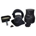HALF OFF PONDS Savio Pond Free 4000 Waterfall Kit with 10' x 20' EPDM Liner and 4000 GPH Pump Black
