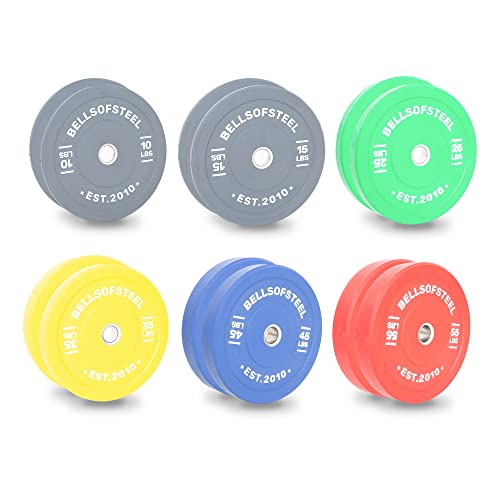 Bells of Steel Colored Bumper Plates - Olympic Weight Set