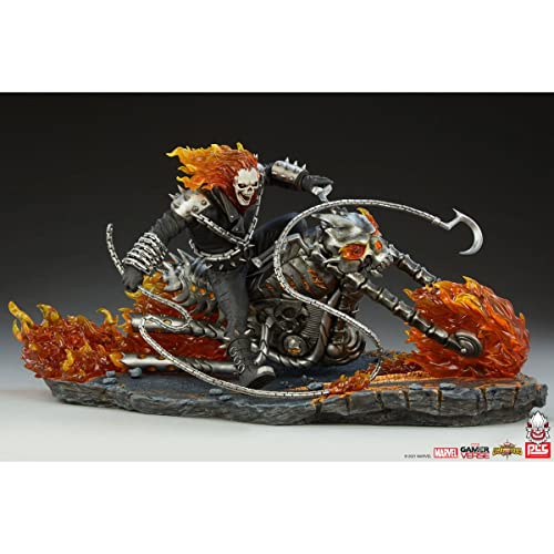 Contest of Champions Marvel Ghost Rider ⅙ Scale Statue Figure Diorama Silver