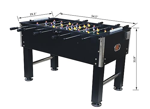NicBex Multifunctional Foosball Table Game Black