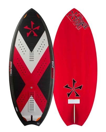 PHASE FIVE Wakesurf Board MVP 50" Black/Red/White